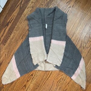 Gray and Pink Women's Sweater